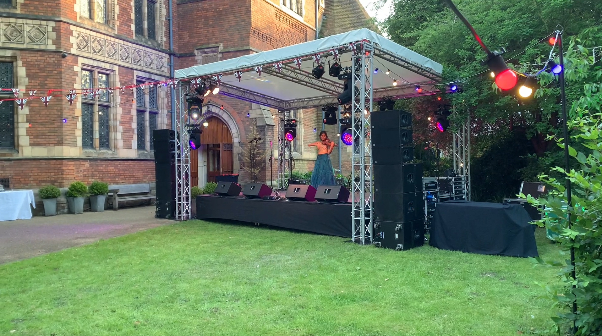 RJCC Events Outdoor Stage Hire Oxford Union Ball