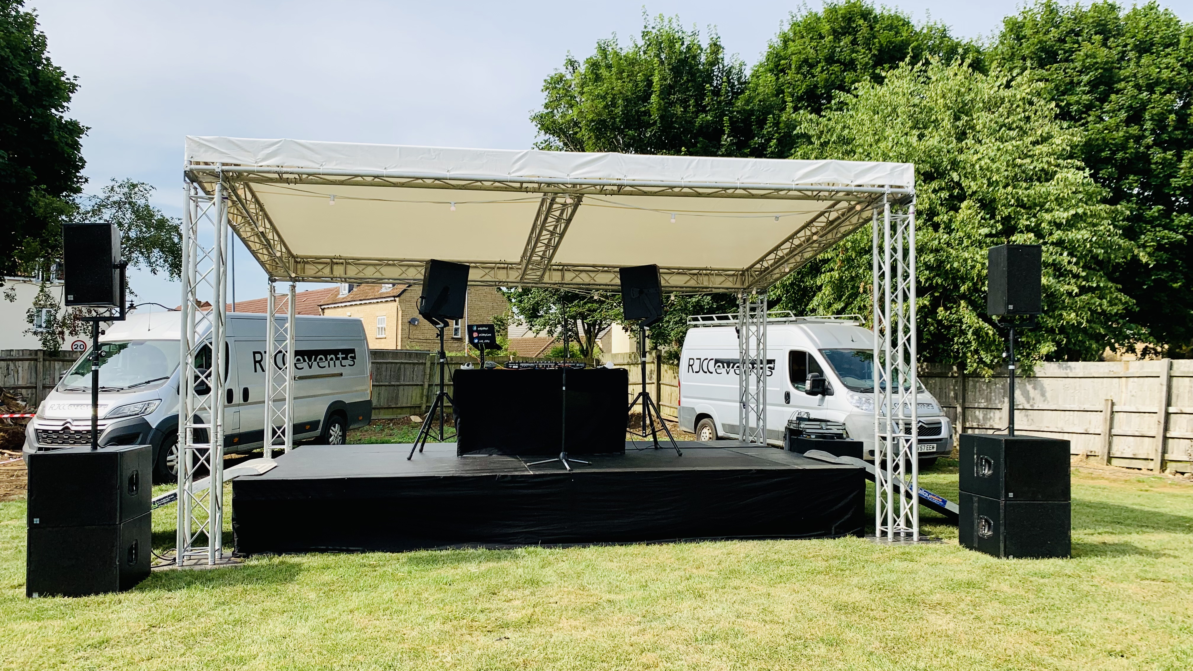 RJCC Events Outdoor Stage Truss Canopy